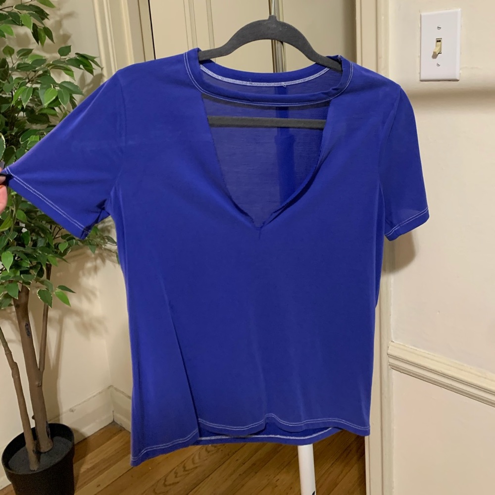 Sexy blue t-shirt
